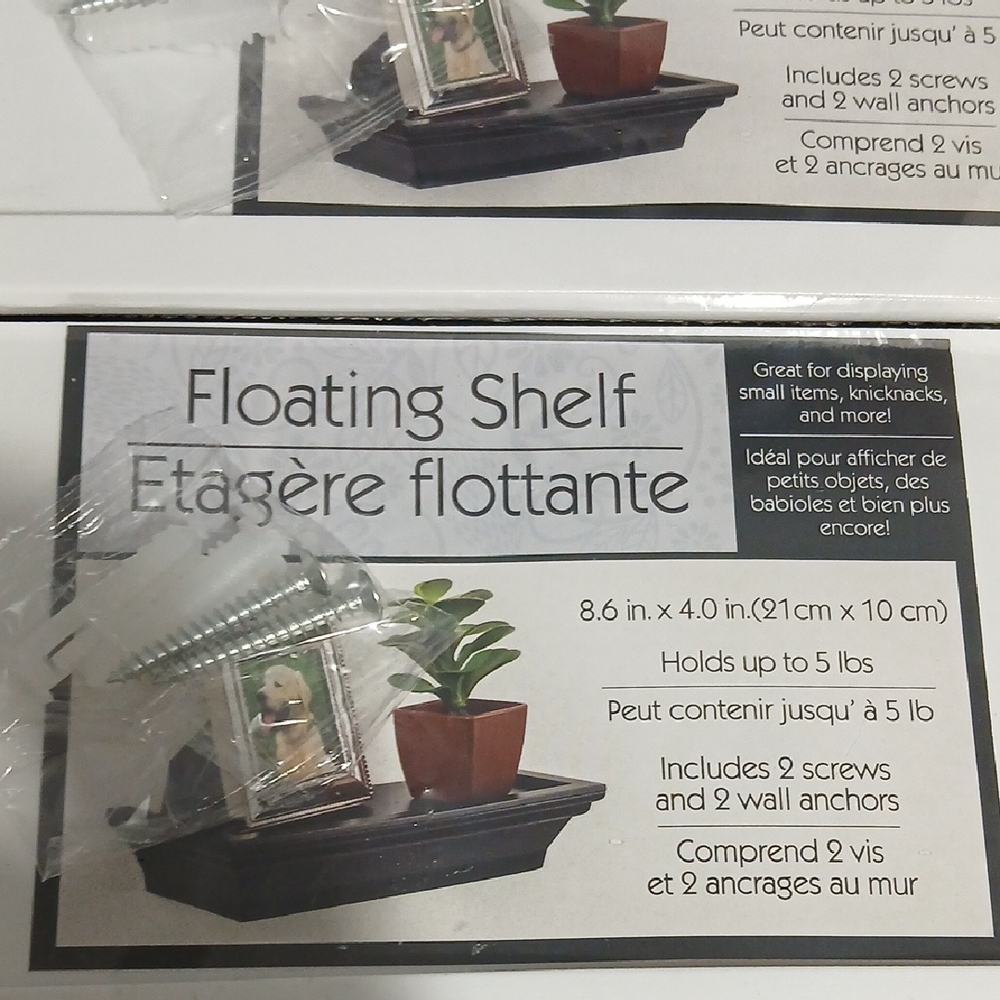 White Floating Shelf Set - Picture 2 of 5